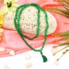 Green Jade Round Necklace Mala