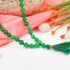 Green Jade Round Necklace Mala