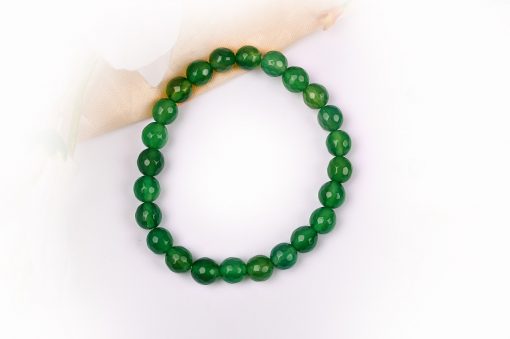 Green Onyx faceted bracelet - To enhances inner strength and confidence