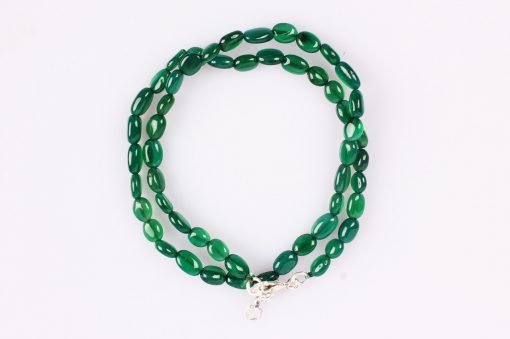 Green Onyx Oval Necklace