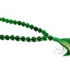 Green Jade Round Necklace Mala