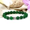 Green Onyx with Buddha Bracelet - to protect evil eyes and relieves stress