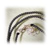 Hematite Necklace Mala - silver clasp - For stabilization and protection