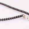 Hematite Necklace Mala - silver clasp - For stabilization and protection