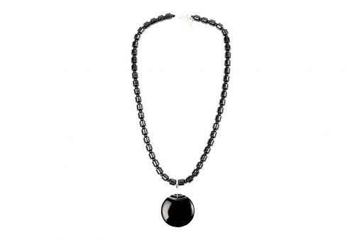 Hematite Designer Necklace - To balance to both the etheric body and the physical body