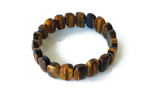 Tiger Eye Faceted Bracelet - To enhances integrity, willpower and brings prosperity