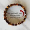 Tiger Eye Faceted Bracelet - To enhances integrity, willpower and brings prosperity