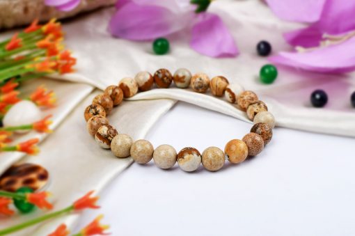 Jasper Bracelet for grounding energies