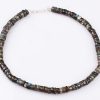 Labradorite Washer Shape Necklace