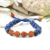 Lapis Lazuli and Rudraksha Bracelet - To strengthen the mind and increase awareness