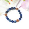 Lapis Lazuli and Rudraksha Bracelet - To build self-confidence and increase awareness