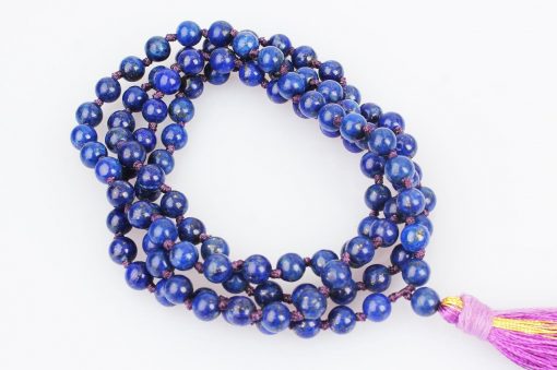 Lapis Lazuli Round Necklace Mala