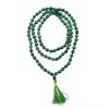 Malachite Round Necklace Mala to promotes the expression of feelings and eliminates shyness