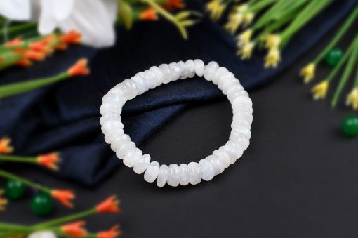 MoonStone Bracelet - Washer Beads - To Brings courage, enthusiasm and motivation