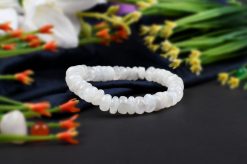 MoonStone Bracelet - Washer Beads - To Brings courage, enthusiasm and motivation