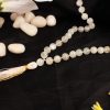 Moonstone Round Necklace Mala - For good fortune and success