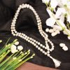 Moonstone Round Necklace Mala - For good fortune and success