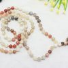 Moonstone Multicolor Round Necklace