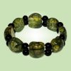 Multicolor Agate Bracelet - Cushion Round beads - For energy of strength, power and courage