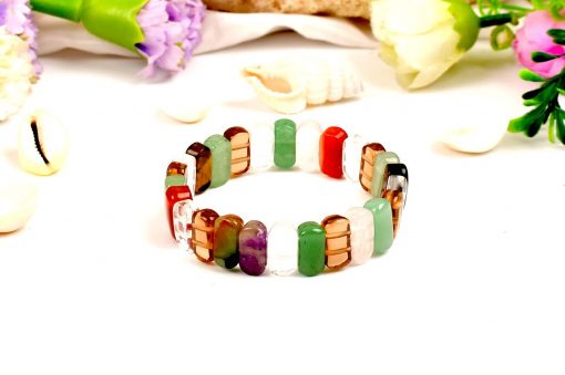 Navratna Bracelet - Design V to harness the beneficial energy of our nine planets