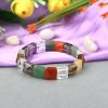 Navratna Gemstone Bracelet - Square beads to eliminates misery