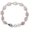 Oval Rose Quartz Bracelet - For feelings of compassion, love and harmony