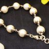 Pearl Bracelet in silver caps - For improve self-esteem and healing energy