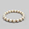 Pearl Bracelet with gold polish chakri For strengthens mental faculties