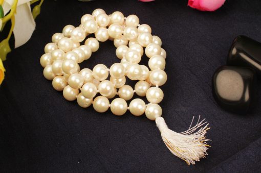 Pearl Rosary Necklace Mala