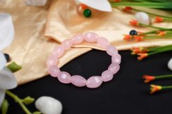 Pink Agate Bracelet for courage and success