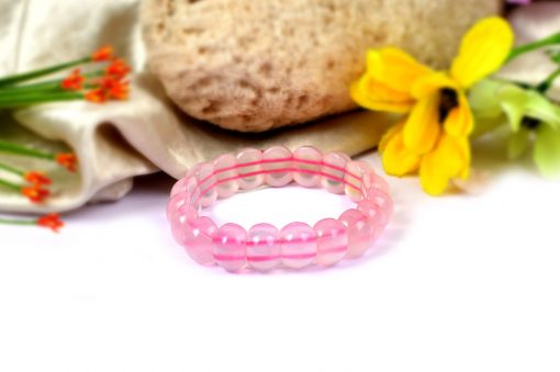 Pink Rose Bracelet