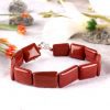 Rectangular Jasper Bracelet for stamina and vitality