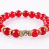 Red Agate Buddha Bracelet