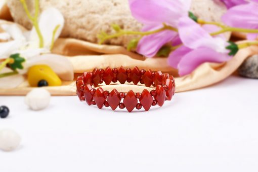 Red Carnelian Bracelet for creative visualization