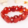 Red Carnelian Bracelet - Heart Shape