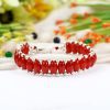 Red Carnelian drum shape bracelet - Design III To awakens talents