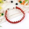 Red Carnelian drum shape bracelet - Design III To awakens talents