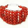 Red Carnelian Multi Beads Bracelet