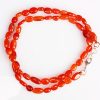 Red Carnelian Oval Necklace - For awakens talents within