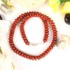 Red Jasper Necklace - Elliptical Beads