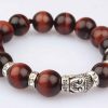 Red Tiger Eye Buddha Bracelet