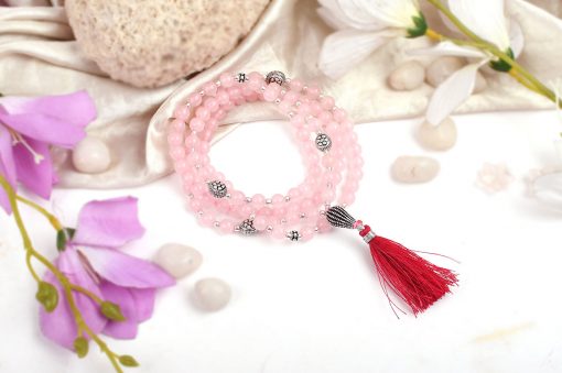 Rose Quartz Beads Necklace - To Promotes feelings of compassion