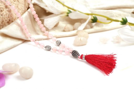 Rose Quartz Beads Necklace - To Promotes feelings of compassion