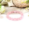 Rose Quartz Bracelet - Faceted - To open the heart and connect to the energy of love