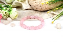 Rose Quartz Bracelet - Faceted - To open the heart and connect to the energy of love