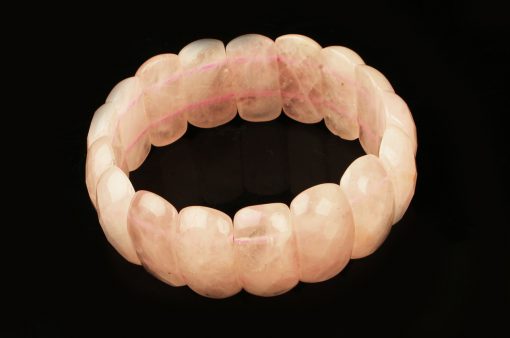 Rose Quartz Faceted Bracelet - For feelings of compassion, love and harmony