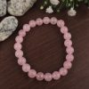 Round Rose Quartz Bracelet