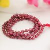 Ruby Faceted Necklace Mala