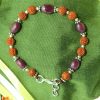 Ruby with Rudraksha Beads Bracelet - For confidence, good health and success