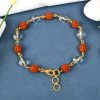 Rudraksha and Crystal Bracelet - For harmonize the aura and remove negative energy